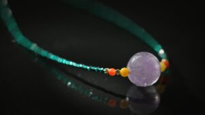 purple diamond crystal (purple rope style)