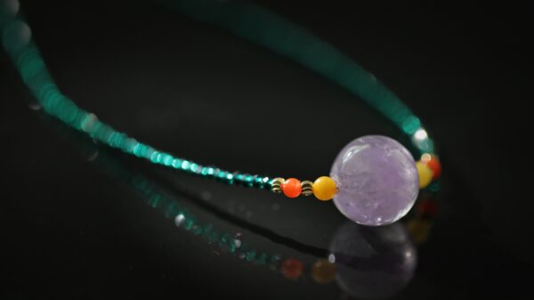 purple diamond crystal (purple rope style)
