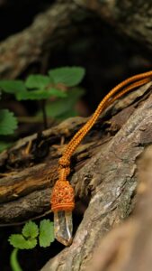 gold thread glass light (golden rope style)