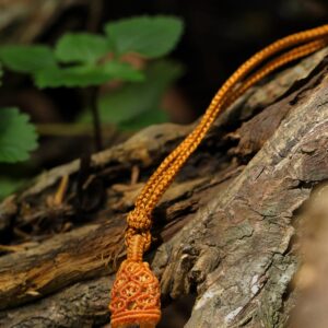 gold thread glass light (golden rope style)