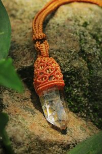 gold thread glass light (golden rope style)
