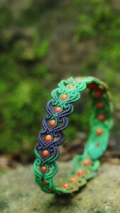 green thread and gold inlay (copy)