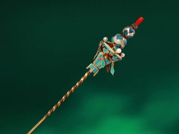 set of headdress with jewels and pearl ornament inlaid (copy)