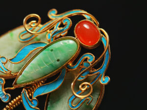 诸城夏玉蜻蜓簪