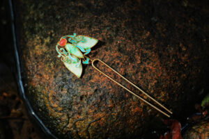 诸城夏玉蜻蜓簪