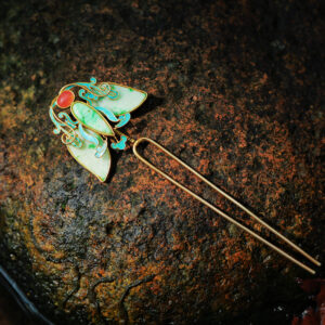 zhucheng xia jade dragonfly hairpin